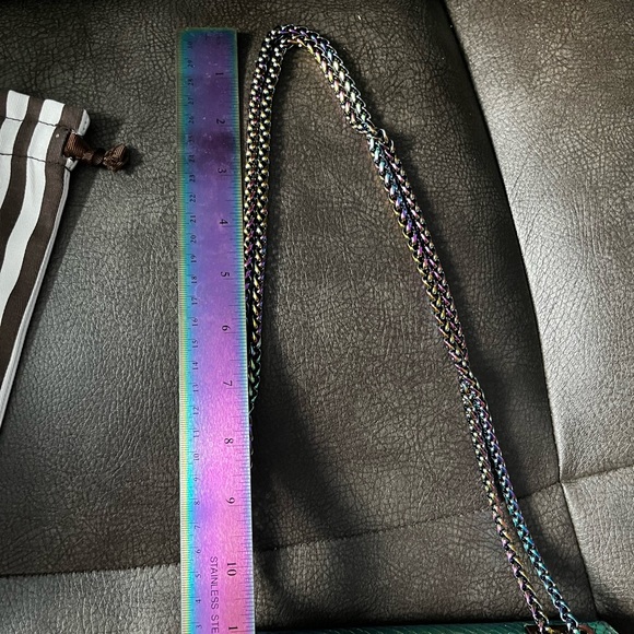 HENRI BENDEL HOLOGRAPHIC Wallet on a Chain - Picture 10 of 11